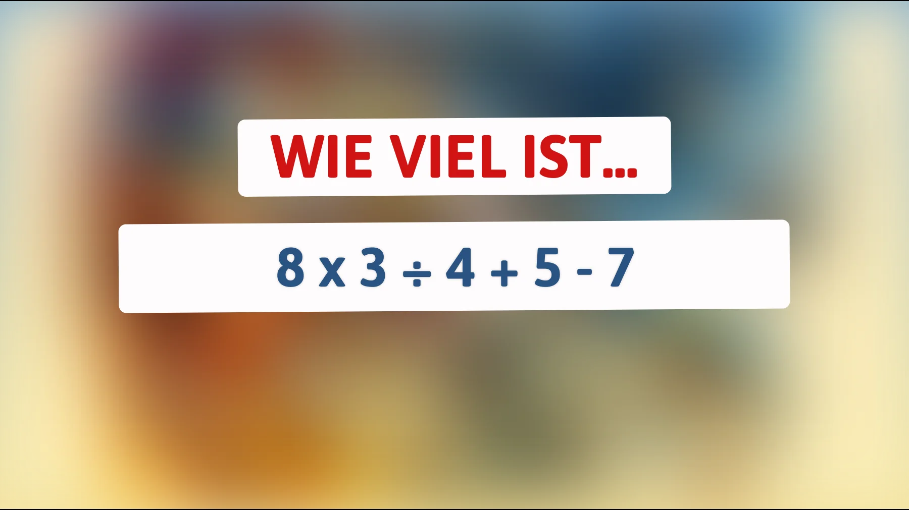 Bist du schlau genug, dieses Mathe-Rätsel zu lösen? Teste dein Genie mit dieser kniffligen Gleichung!"