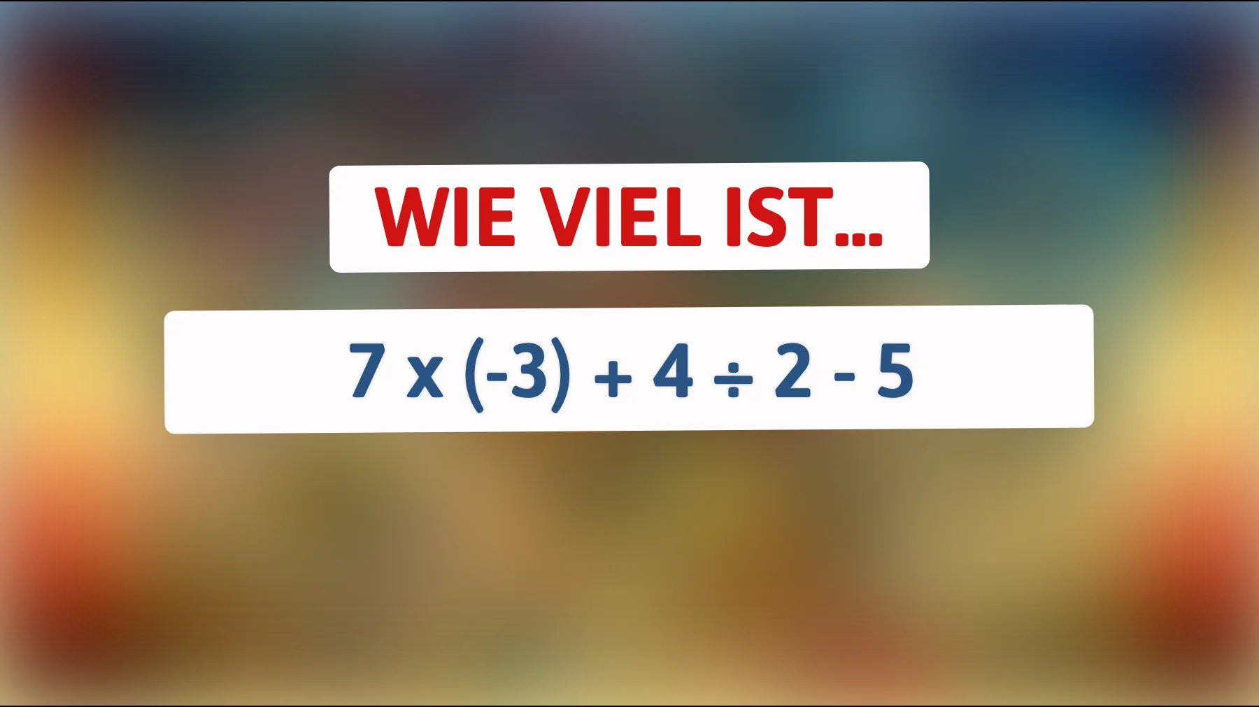 Löse dieses verblüffende mathematische Rätsel: Kannst du die richtige Antwort finden, die die meisten verzweifeln lässt?"