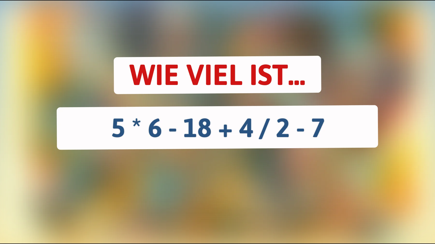 Nur 1% der Menschen können dieses Mathe-Rätsel lösen! Bist du dabei?"