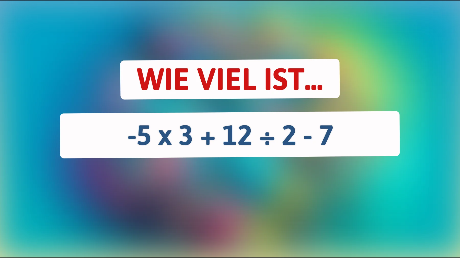 Nur 1% der Menschen können dieses mathematische Rätsel lösen – bist du dabei?"