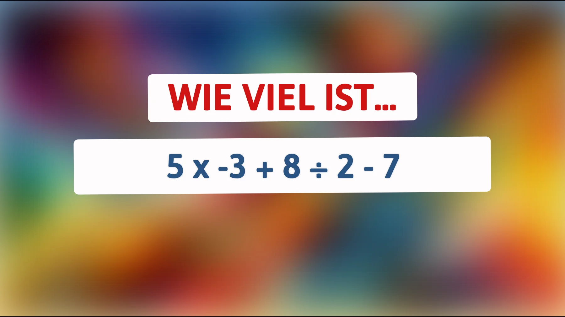 Nur 2 % schaffen es: Kannst du dieses knifflige Zahlenrätsel lösen?"