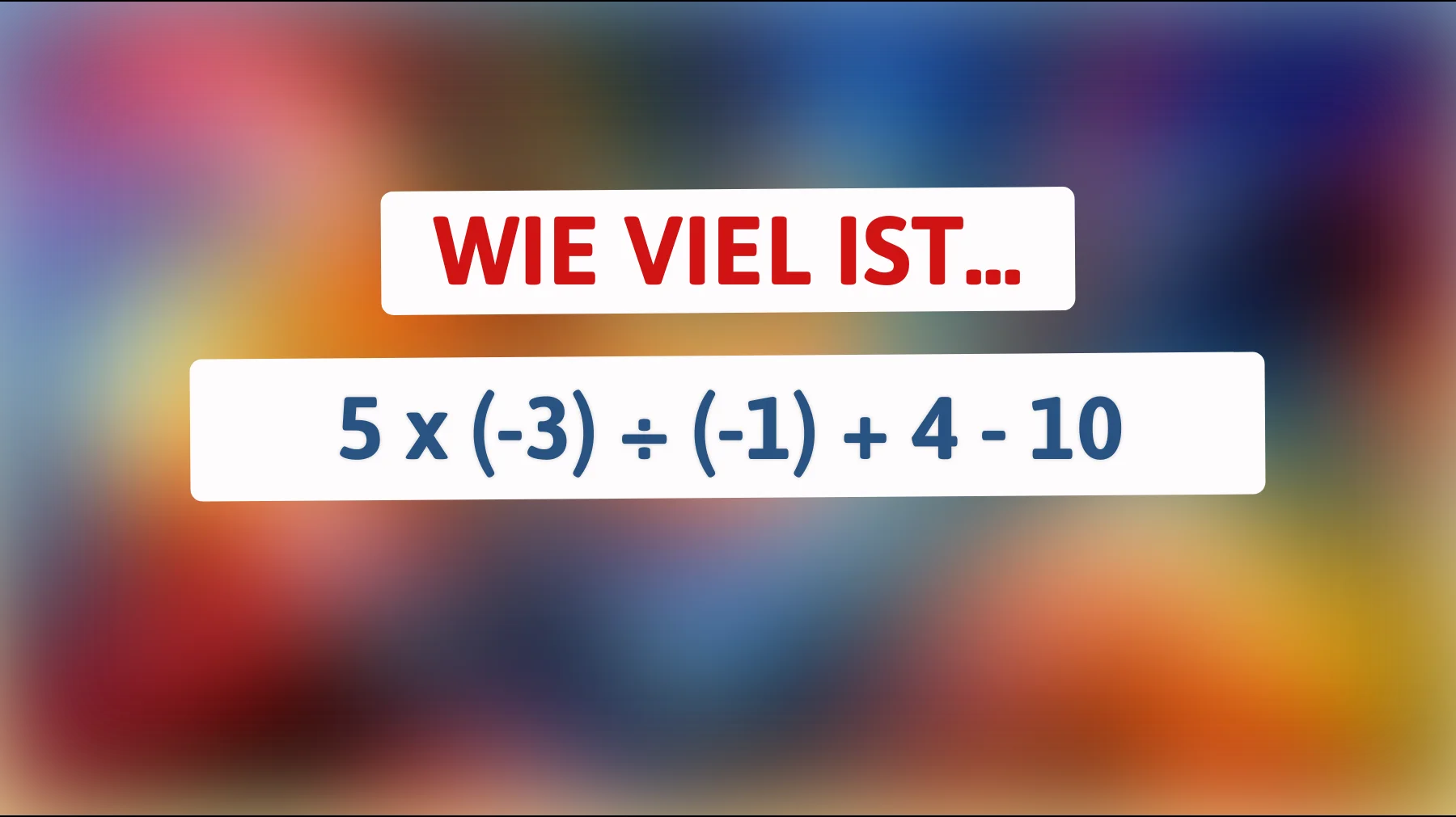 Nur Genies lösen dieses Mathe-Rätsel in Sekundenschnelle! Bist du einer von ihnen?"
